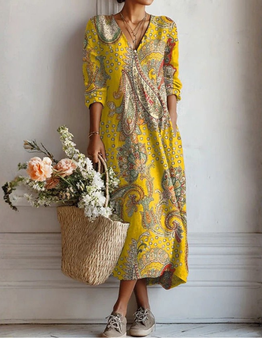 Anna-Berg | Statement Everyday Comfort Dress for Effortless Elegance