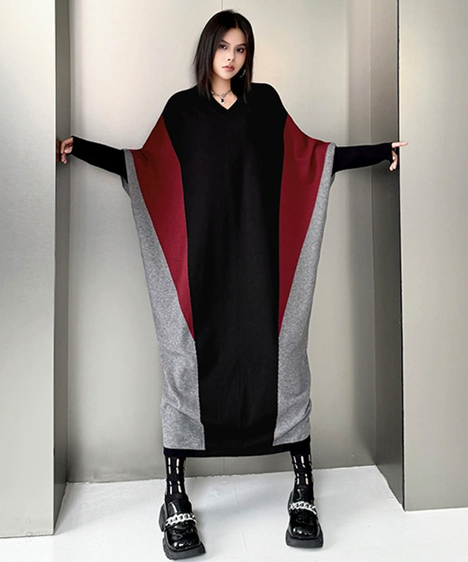 Anna-Berg | Panel Knit Long Dress