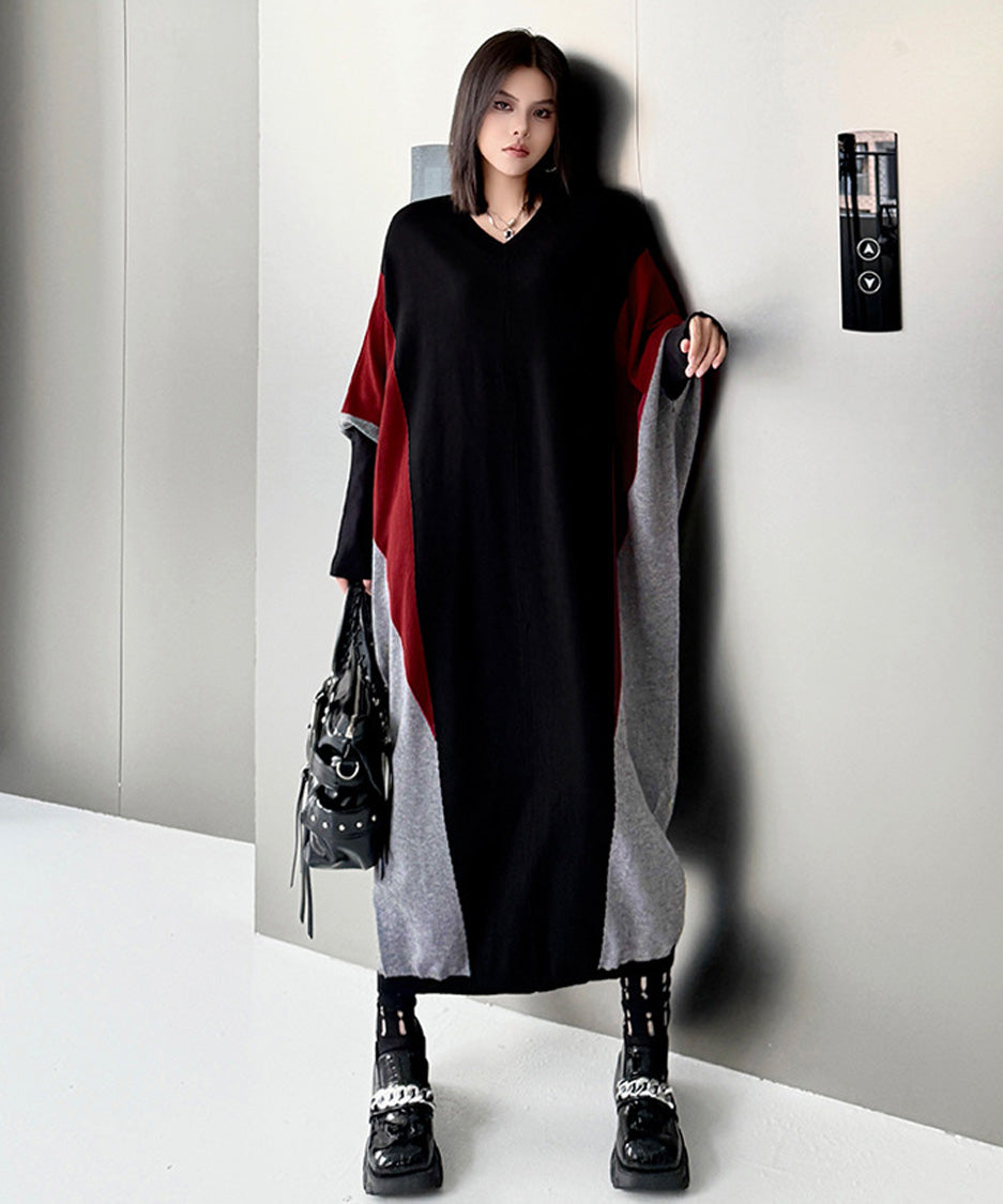 Anna-Berg | Panel Knit Long Dress