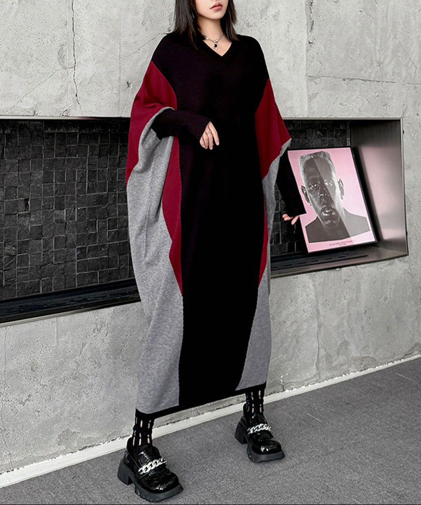 Anna-Berg | Panel Knit Long Dress