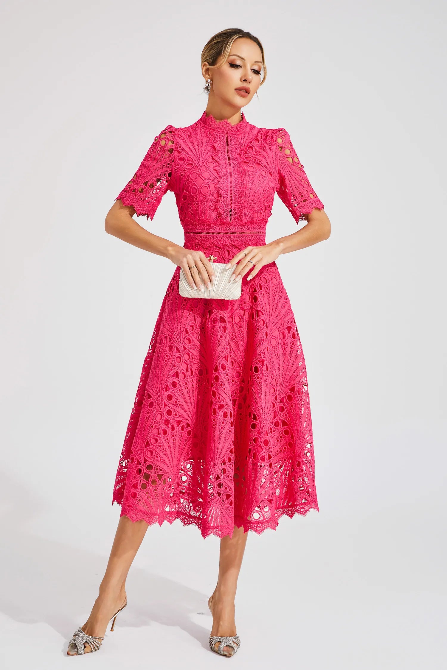 Anna-Berg | Lace Midi Dress