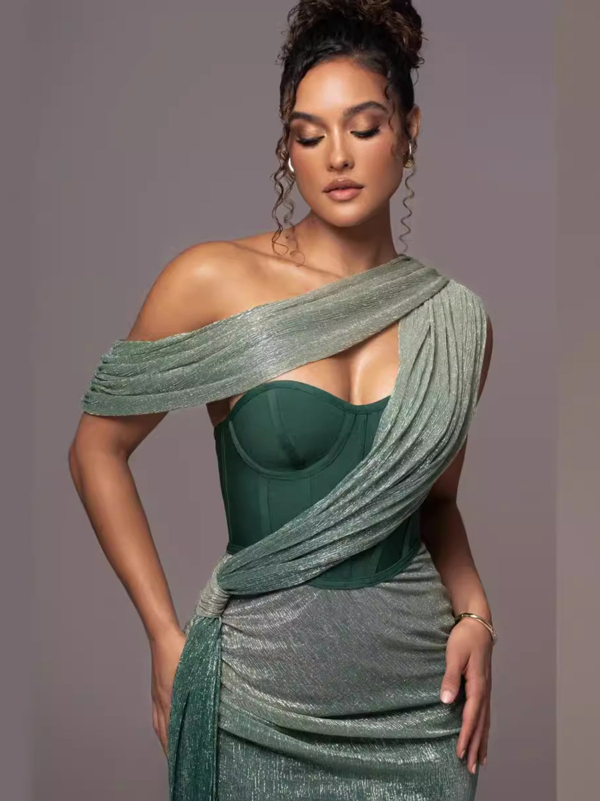 Anna-Berg | Divine Allure Draped Dress