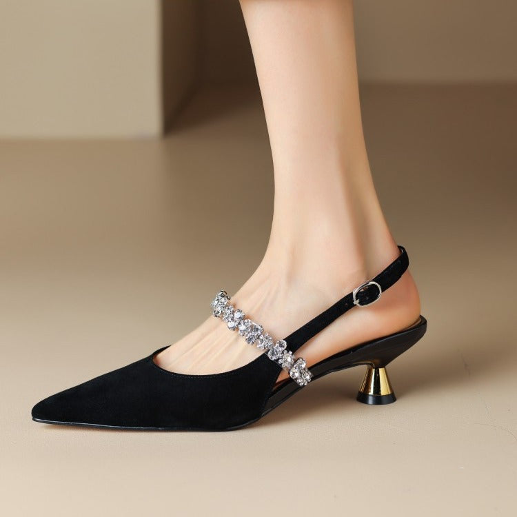 Anna-Berg | Kitten Heels, Elegant, Leather