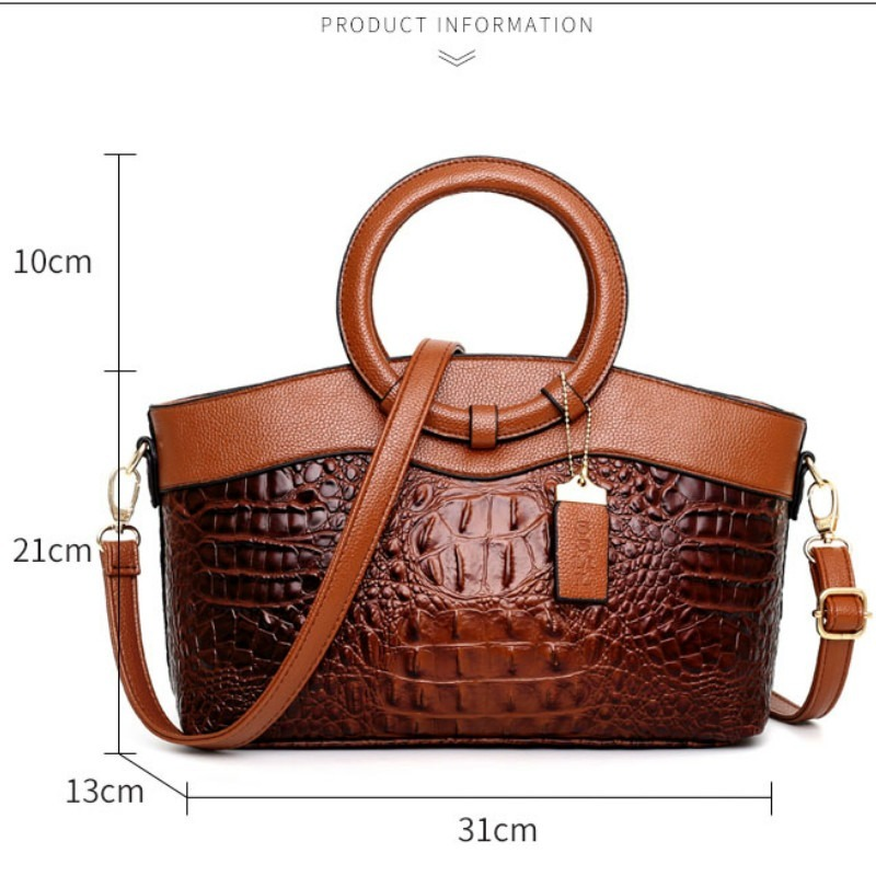 Oriana | Handbag, Crocodile, Retro Gradient