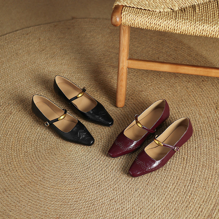 Anna-Berg | Classic Pointed Toe Heels in Leather