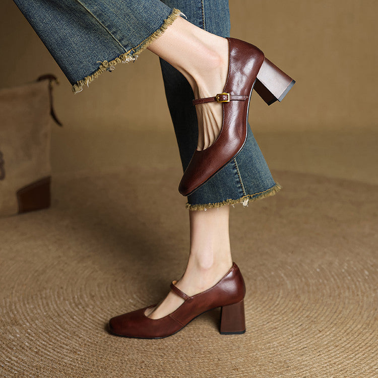 Anna-Berg | Genuine Leather Heels