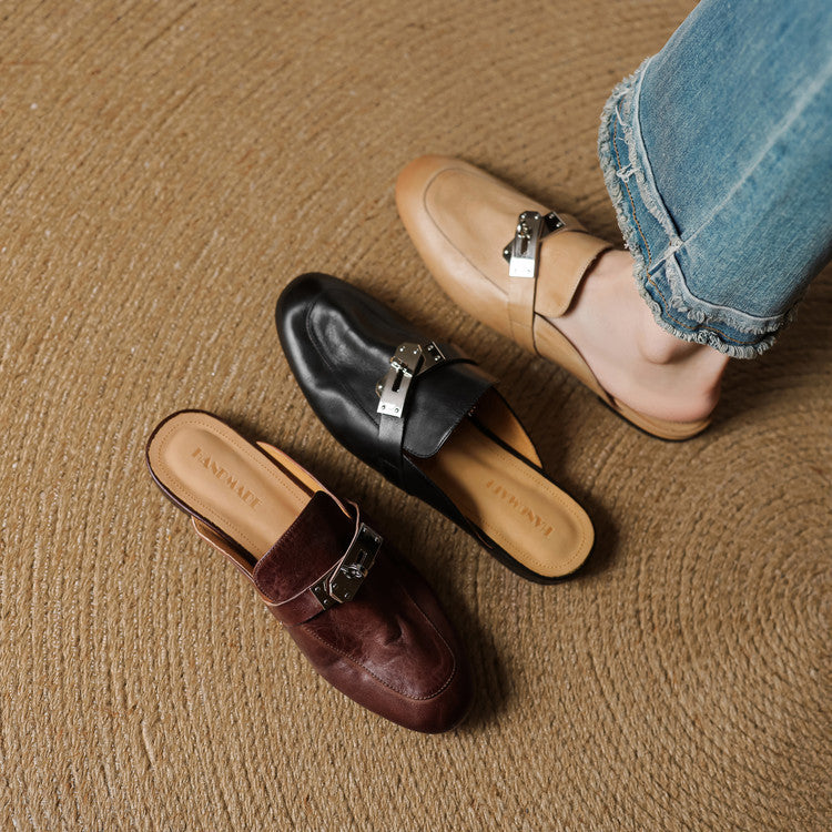 Anna-Berg | Genuine Leather Mules