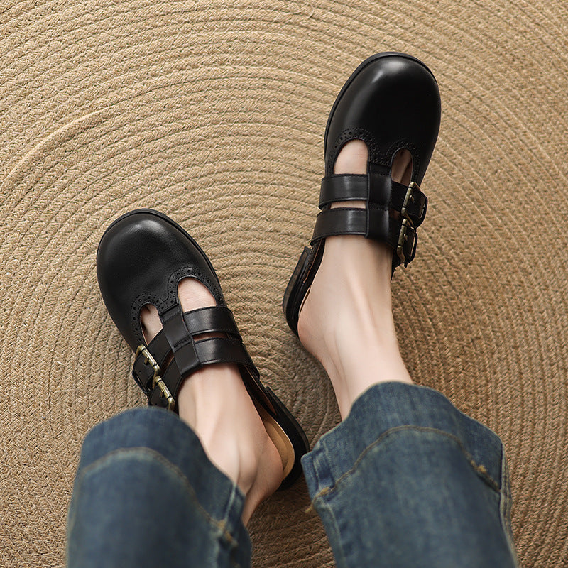 Anna-Berg | Leather Mules