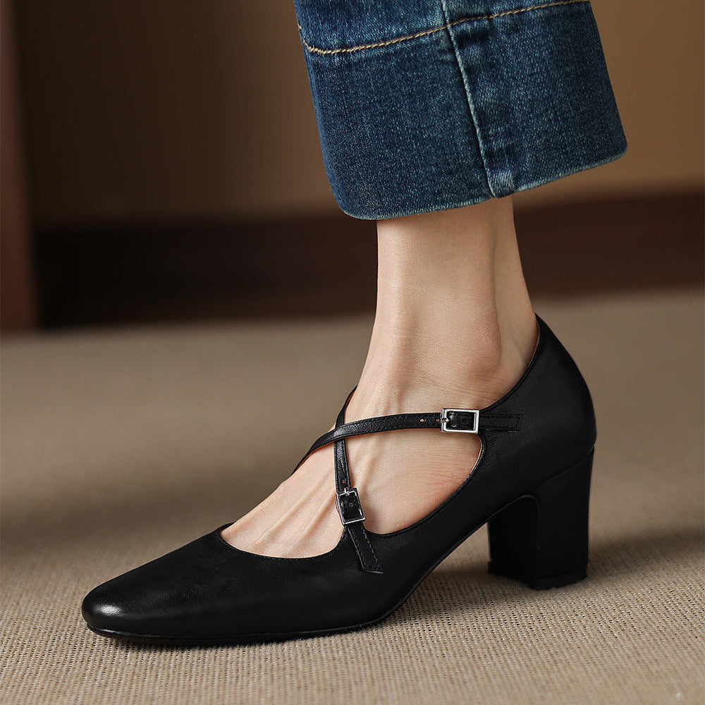 Anna-Berg | Genuine Leather Heels