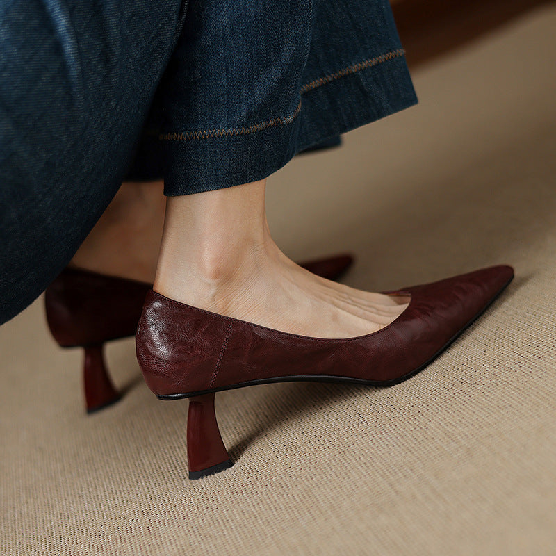 Anna-Berg | Genuine Leather Heels