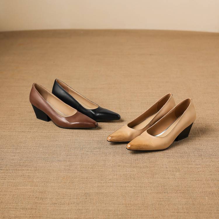 Anna-Berg | Genuine Leather Heels