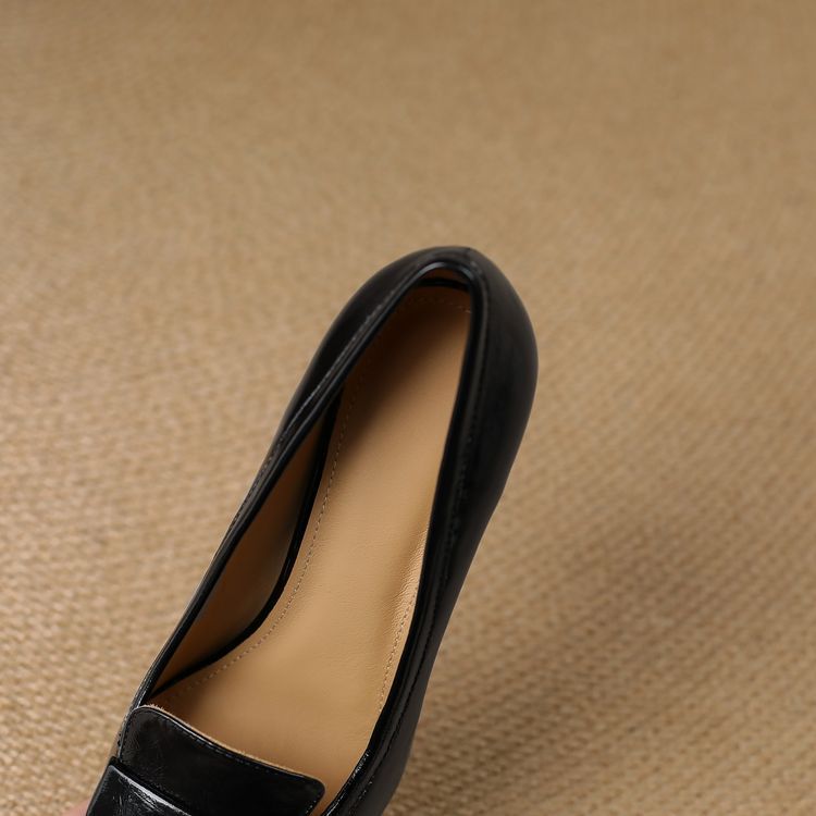 Anna-Berg | Elegant Pointed Toe Leather Heels