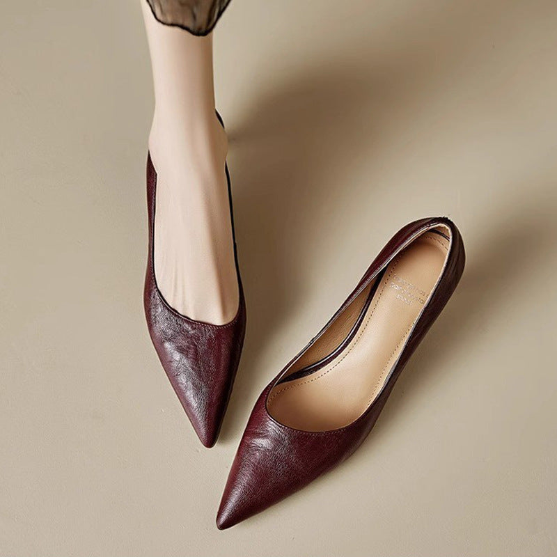 Anna-Berg | Genuine Leather Heels