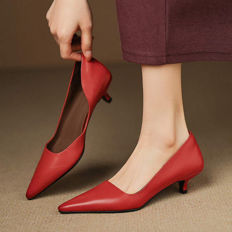 Anna-Berg | Leather Heels