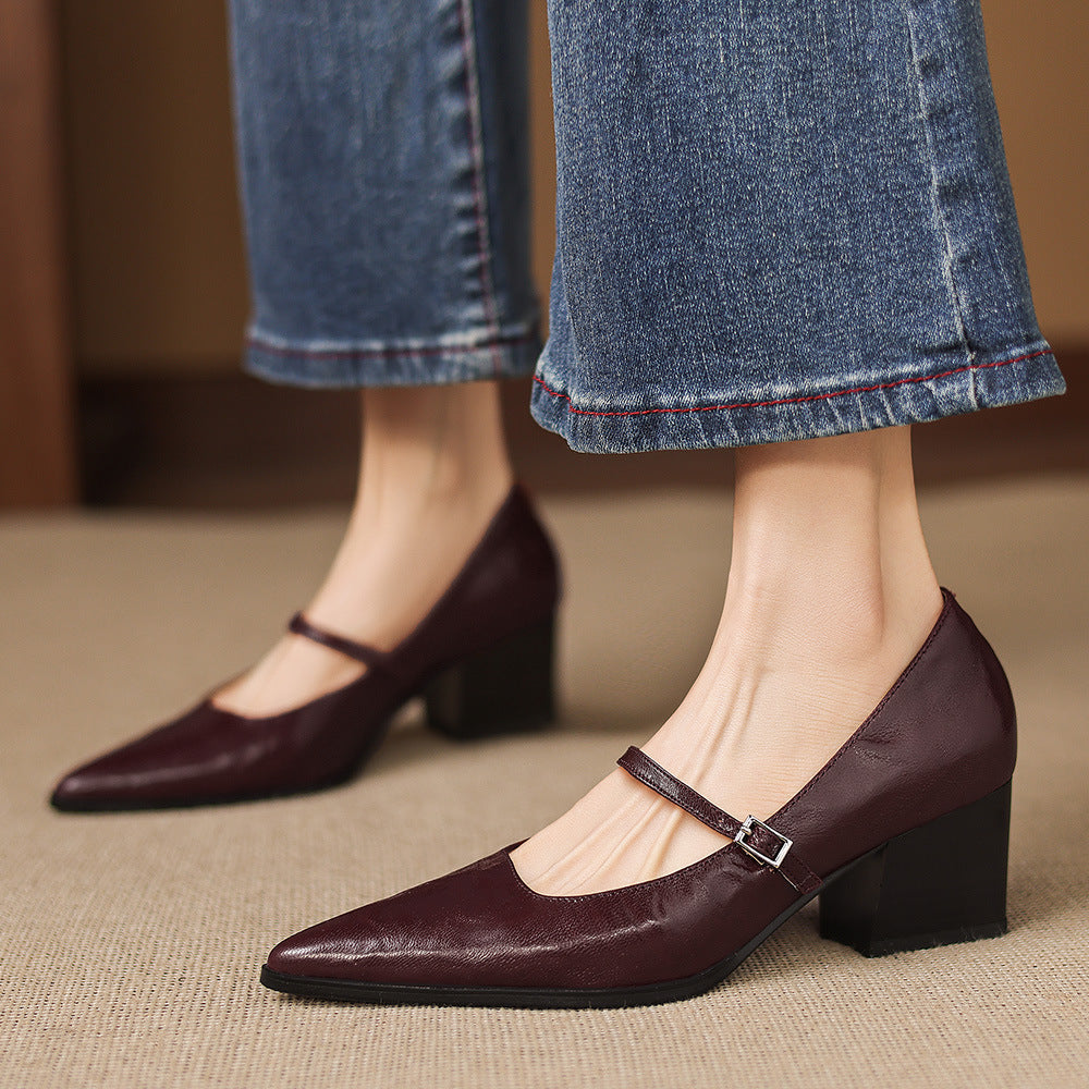 Anna-Berg | Genuine Leather Heels