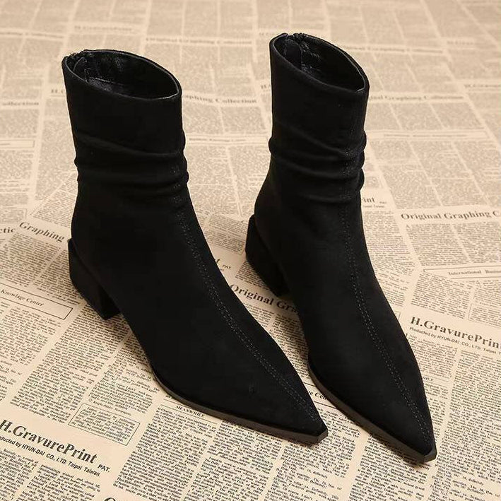 Anna-Berg | Leather Ankle Boots