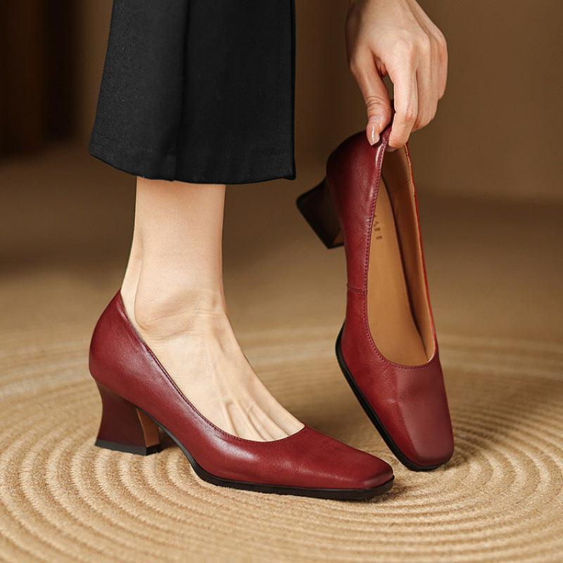 Anna-Berg | Genuine Leather Heels