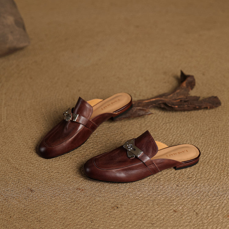 Anna-Berg | Genuine Leather Mules