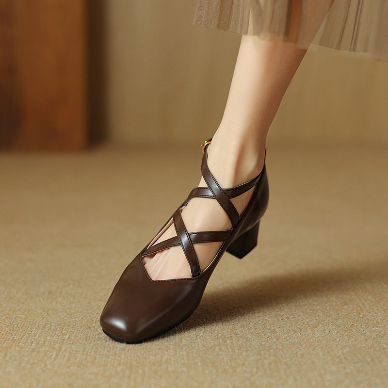 Anna-Berg | Leather Heels