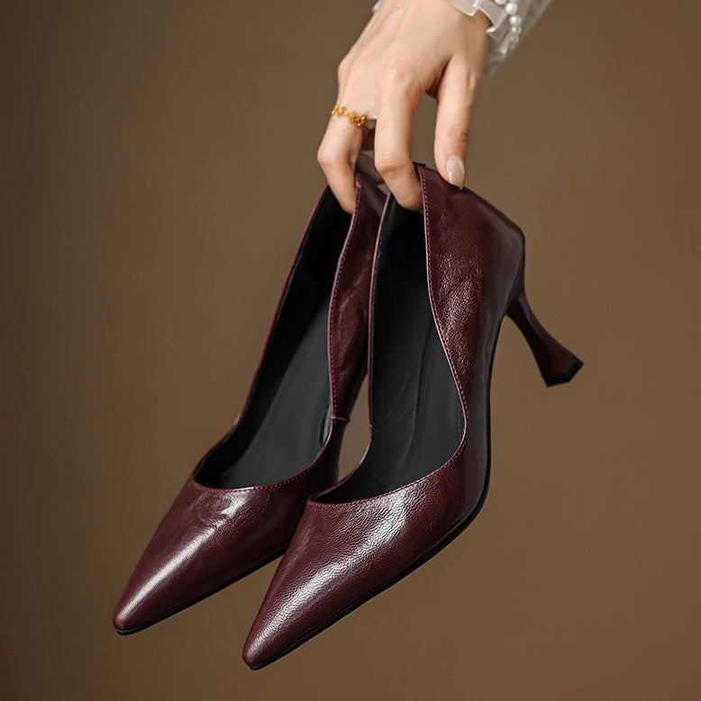 Anna-Berg | Genuine Leather Heels