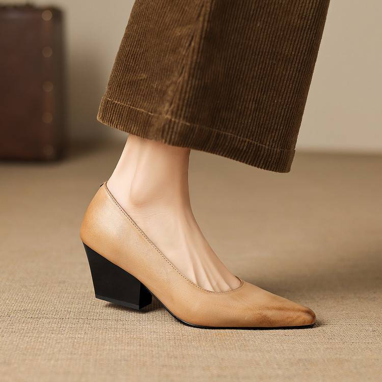 Anna-Berg | Genuine Leather Heels