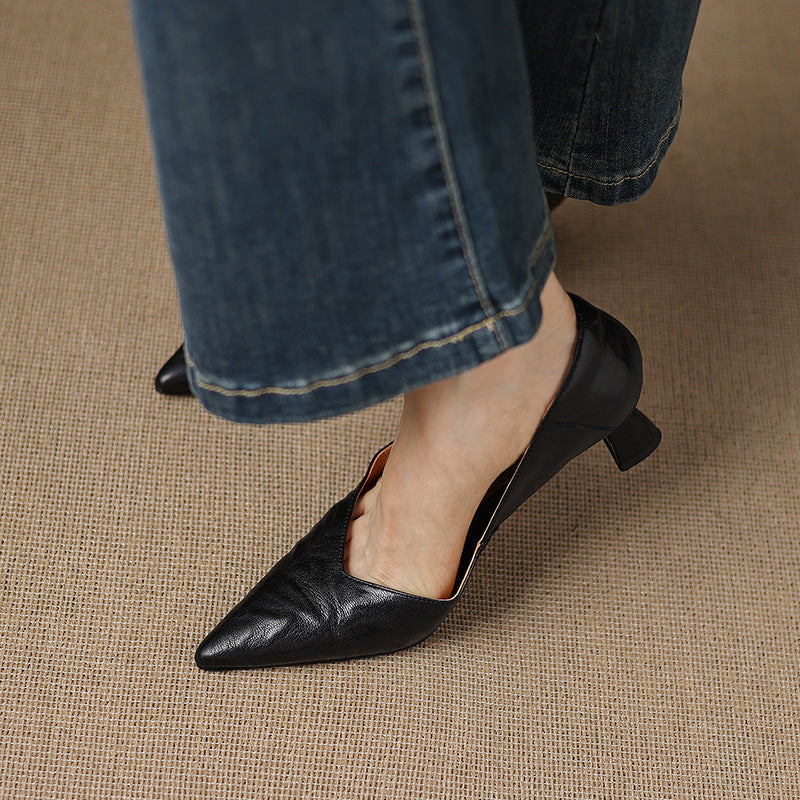 Anna-Berg | Genuine Leather Heels