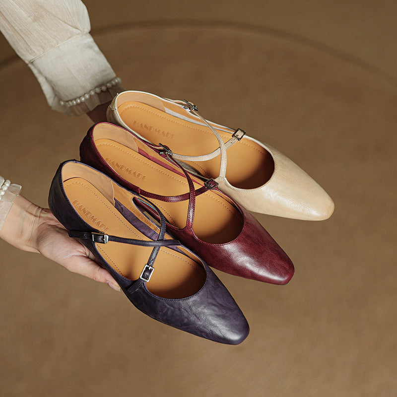 Anna-Berg | Genuine Leather Flats