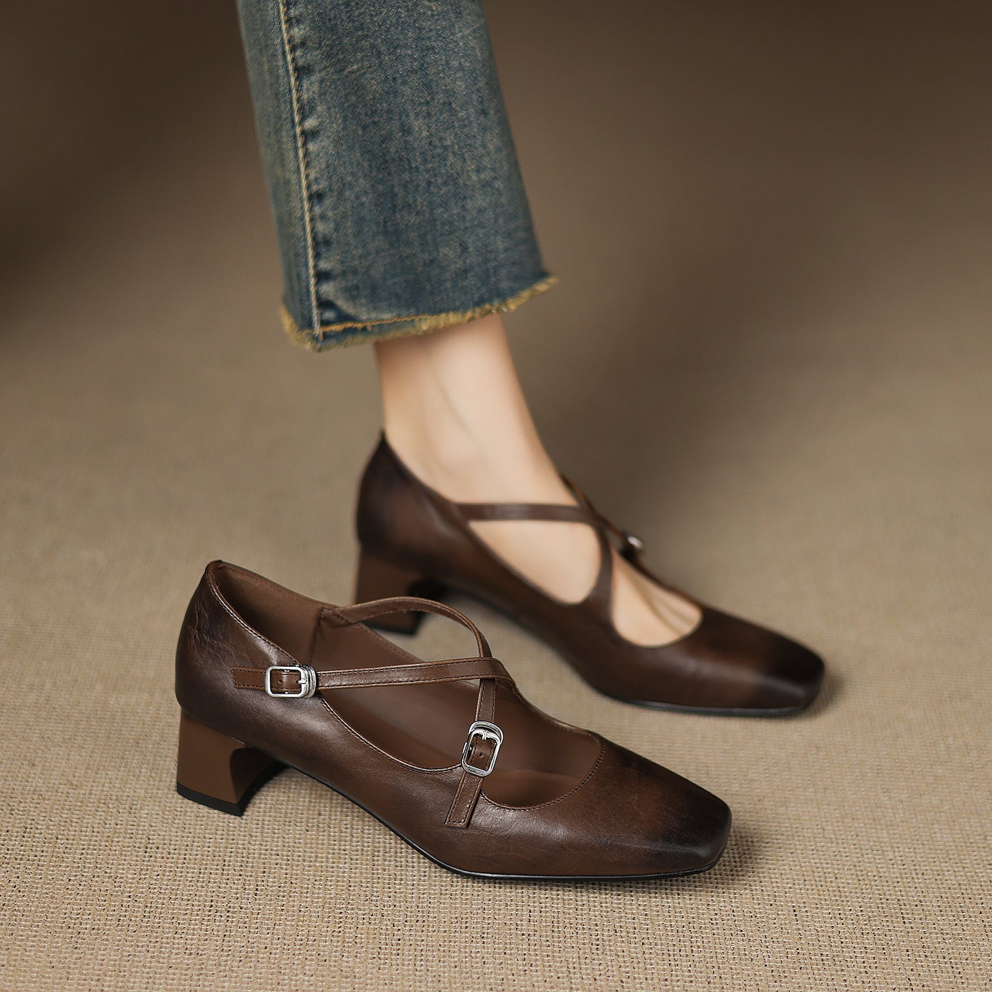 Anna-Berg | Genuine Leather Heels
