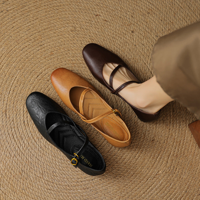 Anna-Berg | Genuine Leather Flats