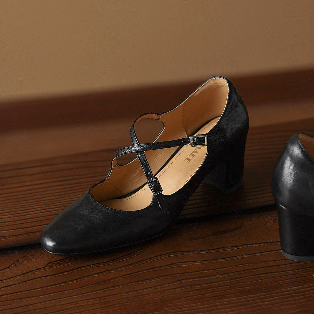 Anna-Berg | Genuine Leather Heels
