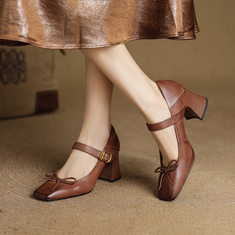 Anna-Berg | Genuine Leather Heels