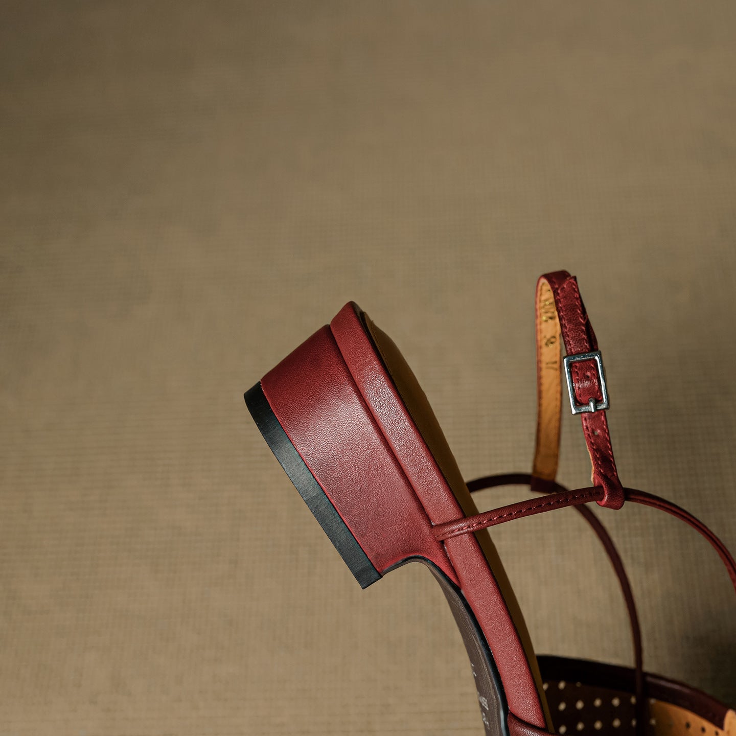 Anna-Berg | Genuine Leather Slingback Heels