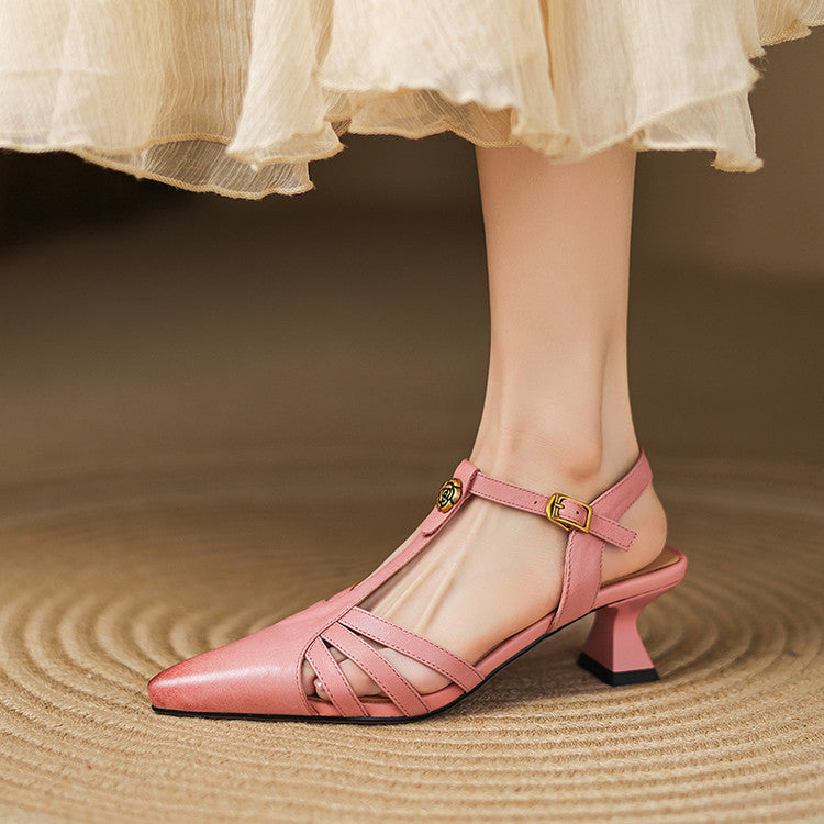 Anna-Berg | Genuine Leather Heels