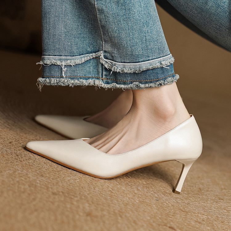 Anna-Berg | Genuine Leather Heels
