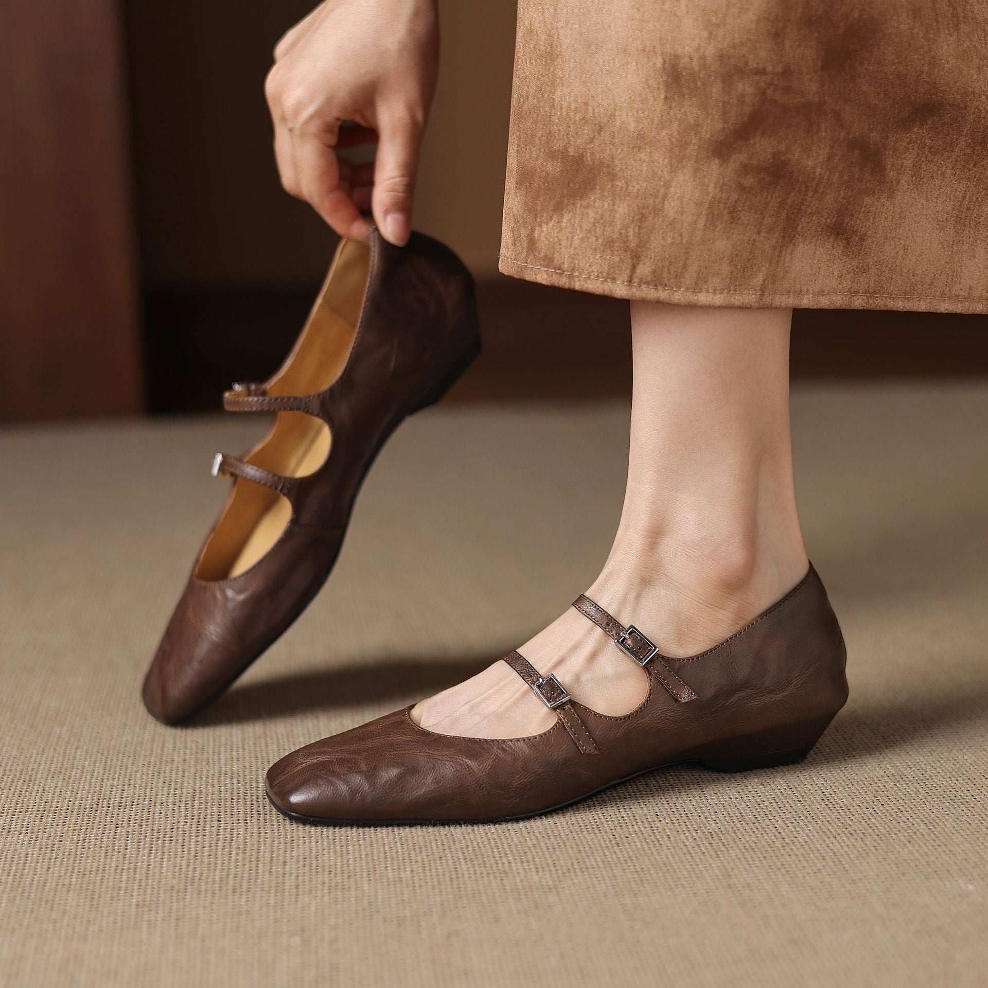 Anna-Berg | Genuine Leather Flats