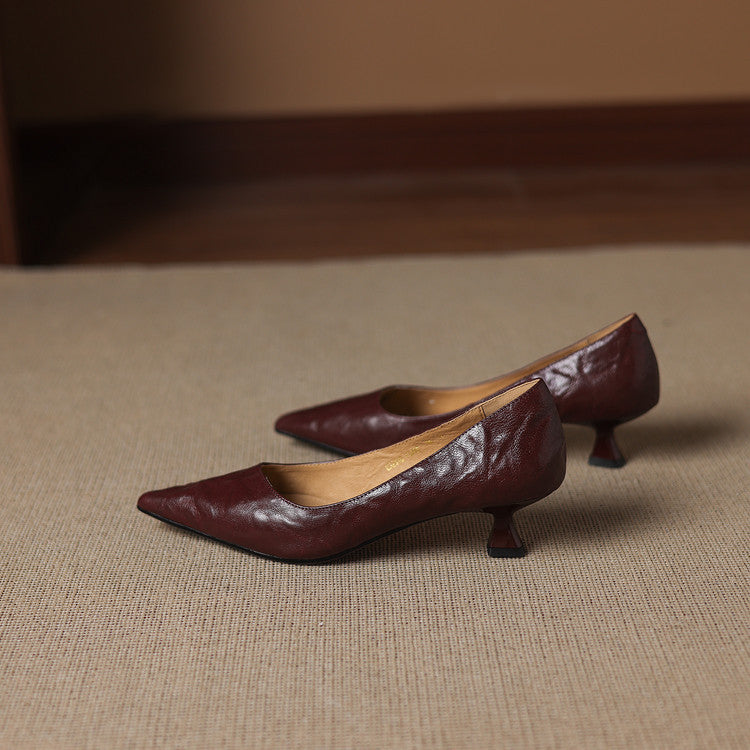 Anna-Berg | Genuine Leather Heels