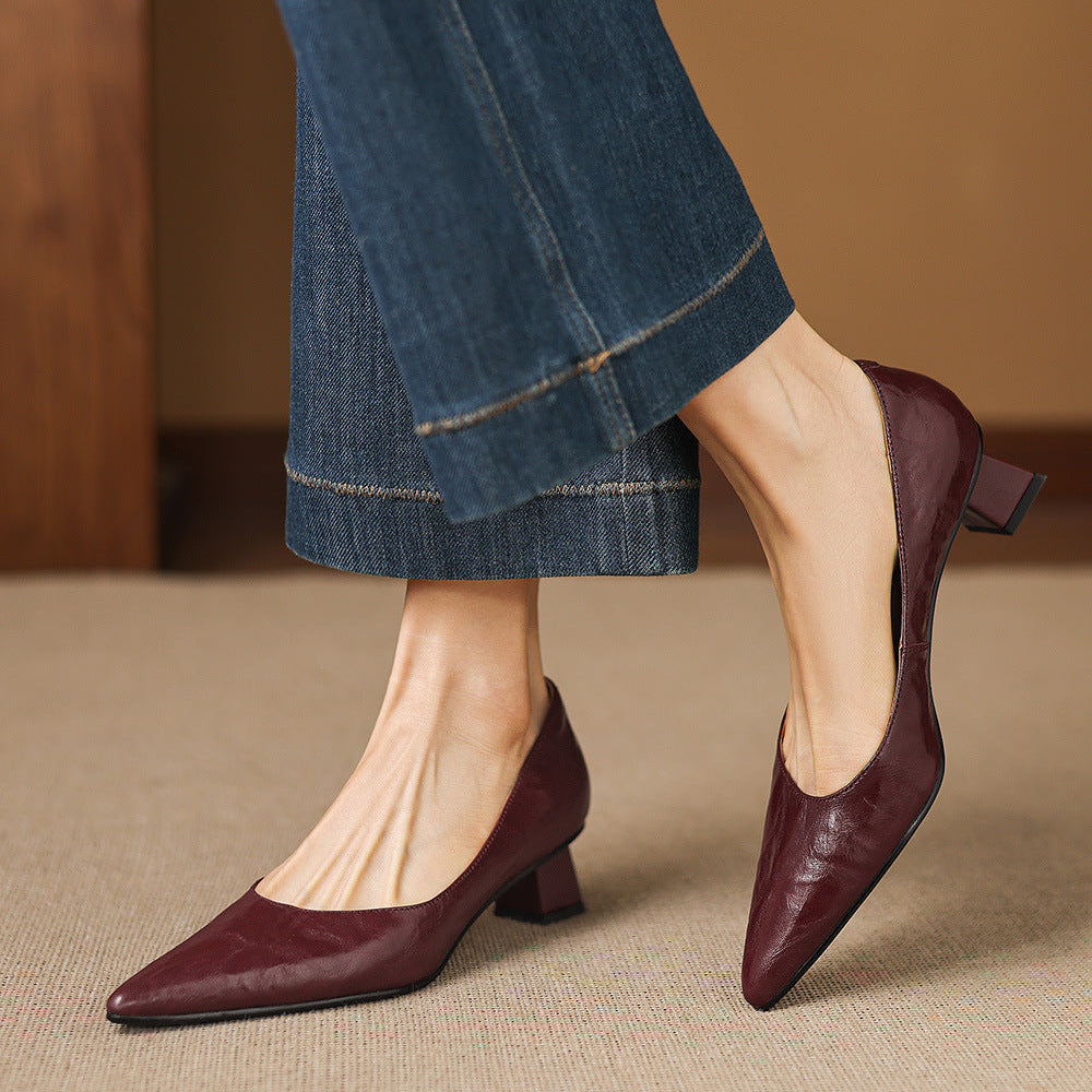 Anna-Berg | Genuine Leather Heels