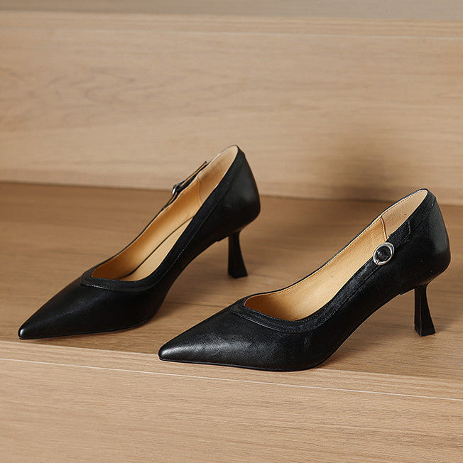 Anna-Berg | Genuine Leather Heels