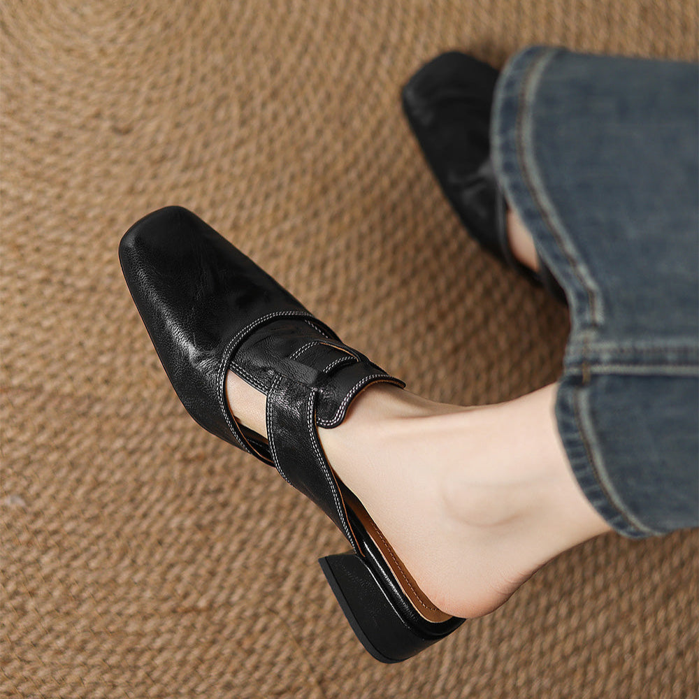 Anna-Berg | Genuine Leather Mules