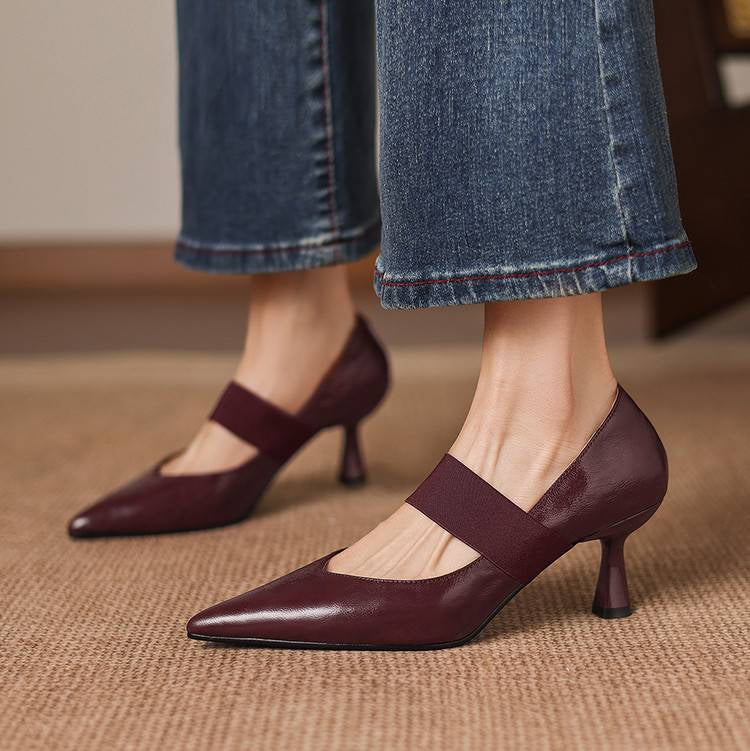 Anna-Berg | Genuine Leather Heels