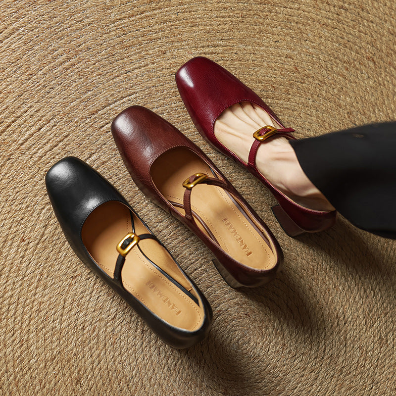 Anna-Berg | Genuine Leather Heels