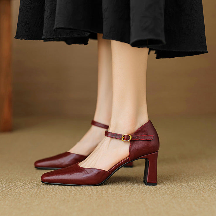 Anna-Berg | Genuine Leather Heels