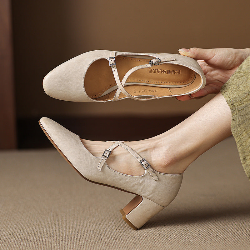 Anna-Berg | Genuine Leather Heels