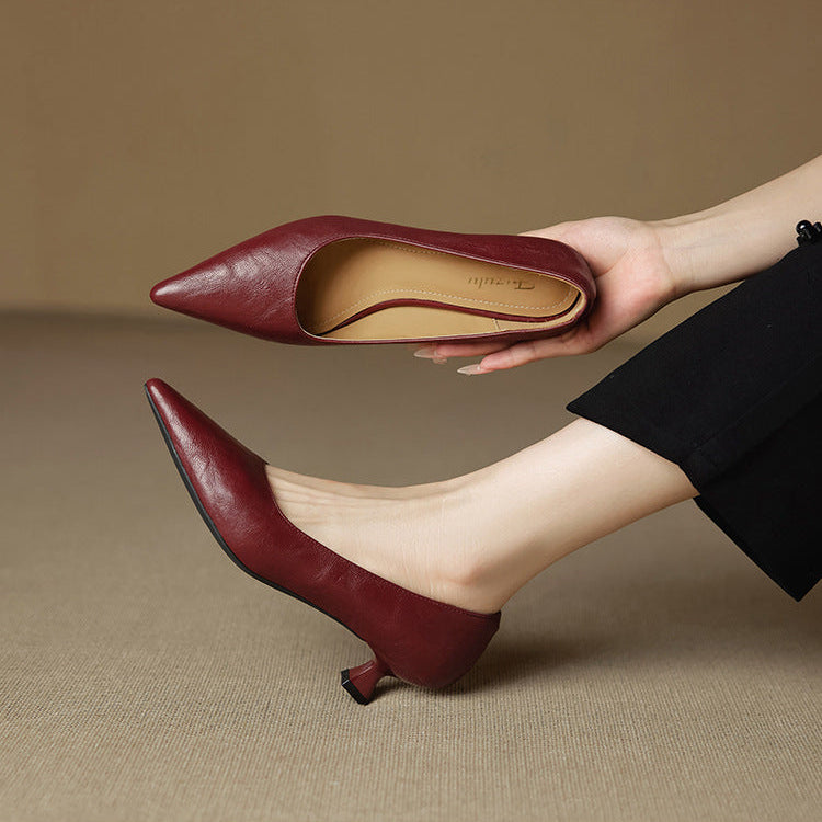 Anna-Berg | Genuine Leather Heels