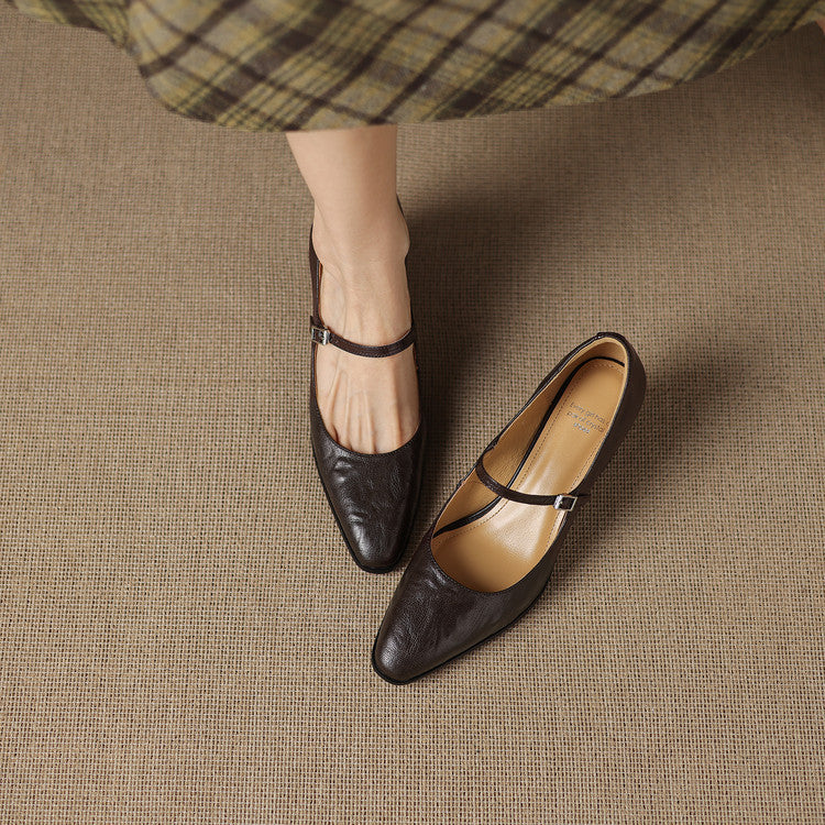 Anna-Berg | Genuine Leather Heels
