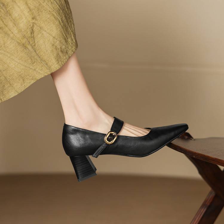 Anna-Berg | Genuine Leather Heels