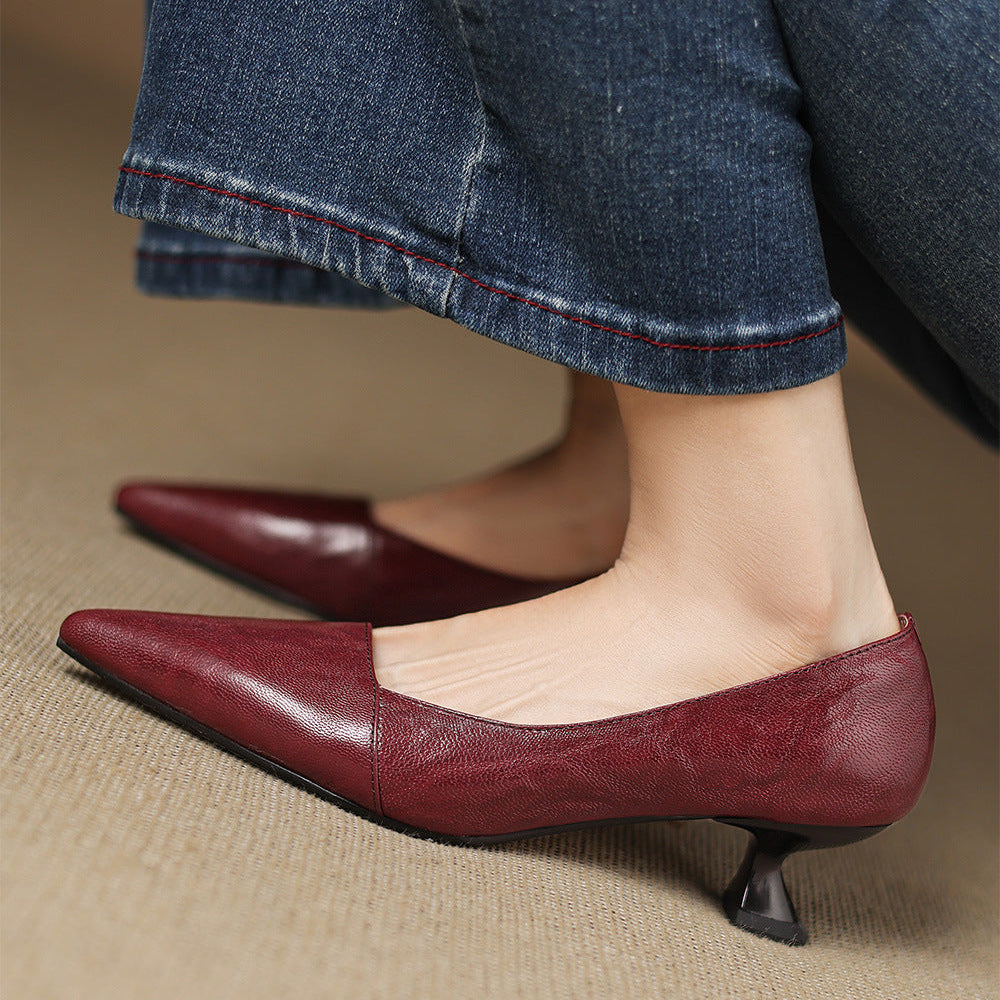 Anna-Berg | Genuine Leather Heels