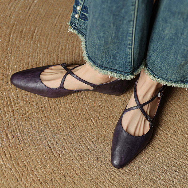 Anna-Berg | Genuine Leather Flats