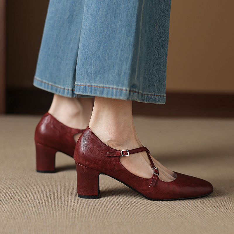 Anna-Berg | Genuine Leather Heels