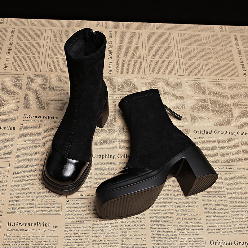 Anna-Berg | Leather Ankle Boots